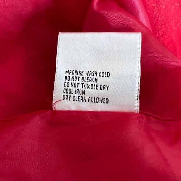 Larry Levine LL Red Sport Hooded Zip Windbreaker Jacket Size Small - Picture 8 of 9